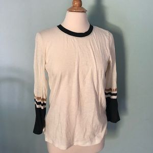 J.crew striped sleeve shirt